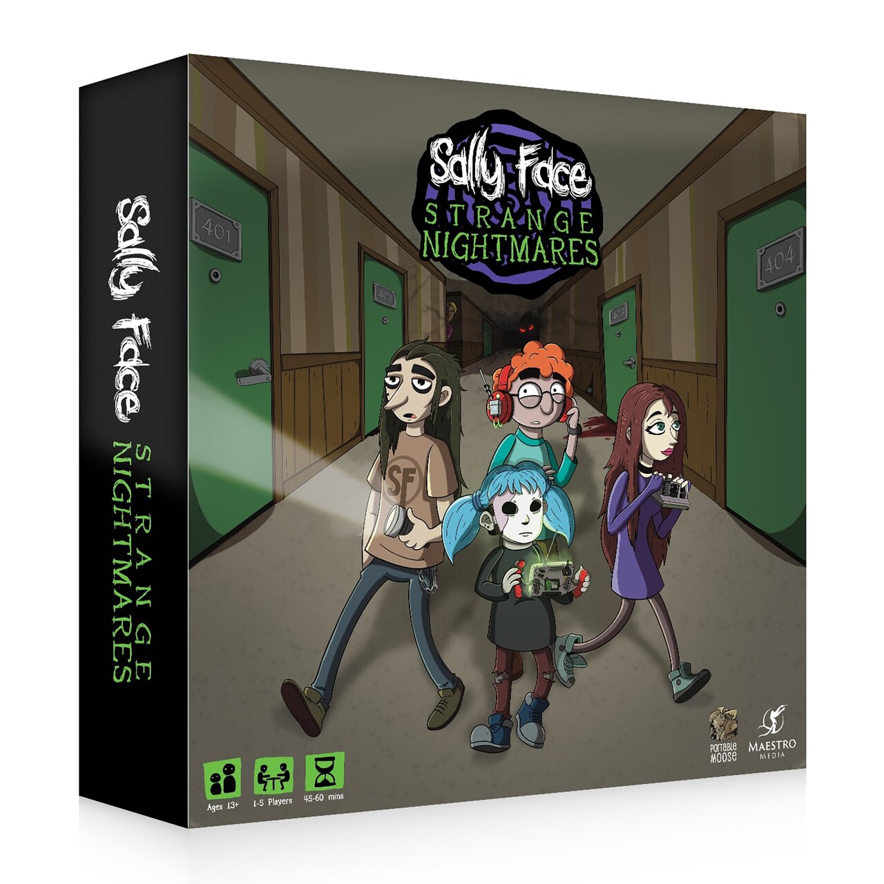 Sally Face: Strange Nightmares Deluxe Cooperative Board Game, 1-5 Players